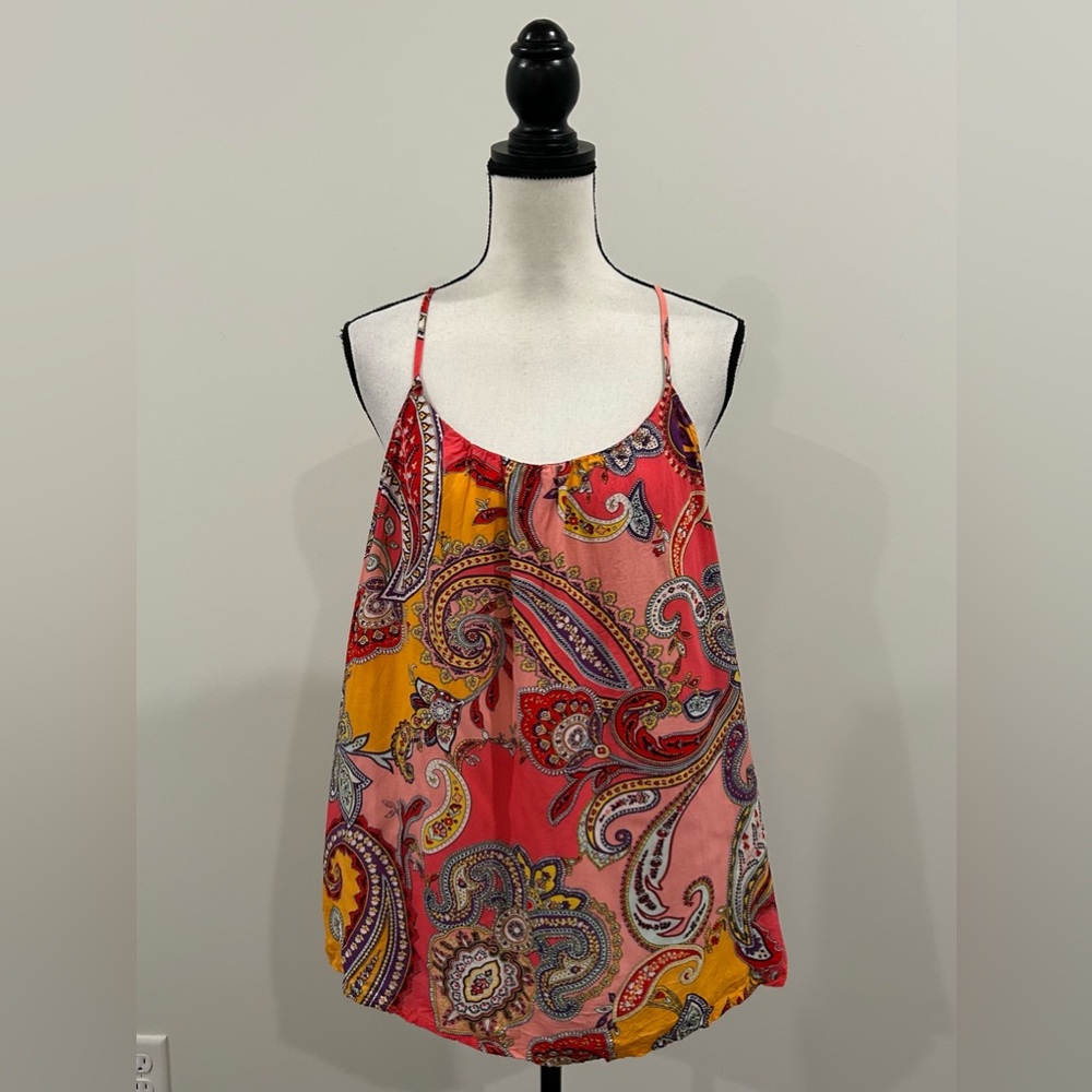 Old Navy Paisley Tank Top